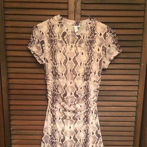 Snake Skin Print Dress
